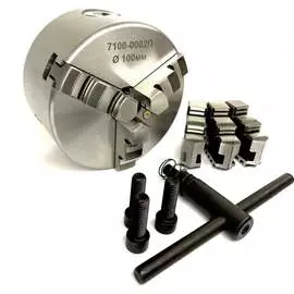 Трехкулачковый токарный патрон TORNERI 7100-0002П К11-100 038980