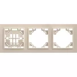 Трехместная горизонтальная рамка STEKKER Эрна PFR00-9003-02 39242