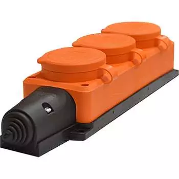 Трехместная однофазная колодка UNIVersal 3034