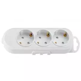 Трехместная переносная розетка BYLECTRICA Р16-9166