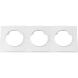 Трехместная рамка BYLECTRICA ПРОВАНС белый ЮЛИГ.735212.500