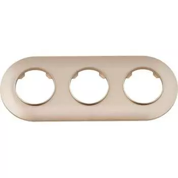 Трехместная рамка BYLECTRICA ПРОВАНС ЮЛИГ.735212.501 шампань