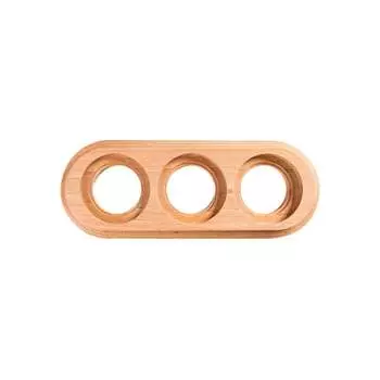 Трехместная рамка для монтажа с декоративной трубой Bironi BF1-630-10/T