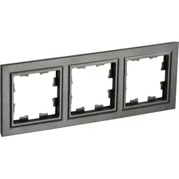 Трехместная рамка IEK Brite ру-3-бртб BR-M32-K45