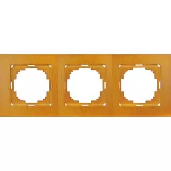 Трехместная рамка Nilson TOURAN WOOD 24250093