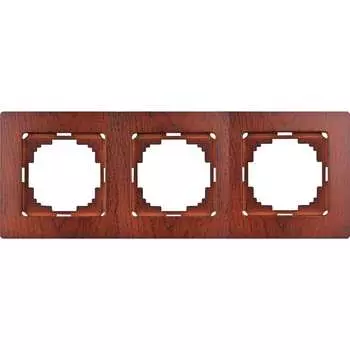 Трехместная рамка Nilson TOURAN WOOD 24260093