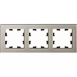 Трехместная рамка Systeme Electric AtlasDesign Nature ATN320503