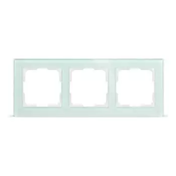 Трехместная рамка Smartbuy Нептун SBE-05i-Glass-FR-3