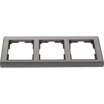 Трехместная рамка Smartbuy Нептун SBE-05gn-Metal-FR-3