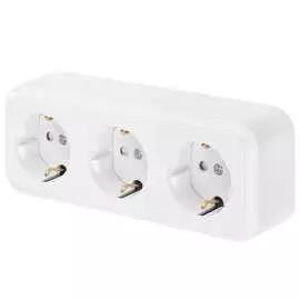 Трехместная розетка BYLECTRICA ПРАЛЕСКА РА16-276