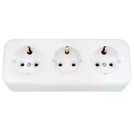 Трехместная розетка BYLECTRICA Прочие изделия РА16-243
