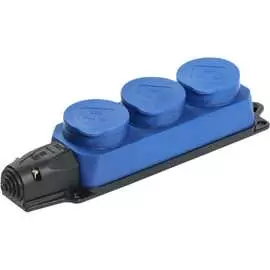 Трехместная розетка IEK РБ33-1-0м ОМЕГА PKR61-016-2-K07