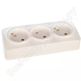 Трехместная розетка IONICH 1445