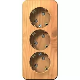 Трехместная розетка Systeme Electric BLANCA BLNRA010315