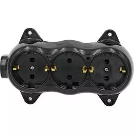 Трехместная розетка SVET РА16-5221 ретро SV0302-0024