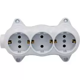 Трехместная розетка SVET РА16-5223 ретро SV0302-0023