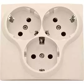 Трехместная розетка SVET РС16-5304 SV0302-0028