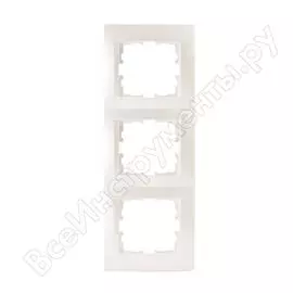 Трехместная вертикальная рамка Lezard KARINA 707-3000-153