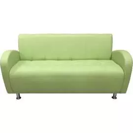 Трехместный диван Мягкий Офис салатовый АЛФ301СЛТ