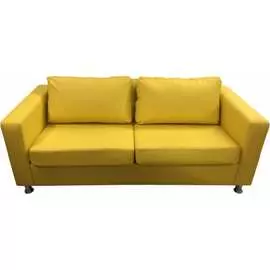Трехместный диван Мягкий Офис желтый ВТС301ЖЛТ