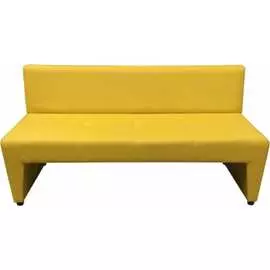 Трехместный диван Мягкий Офис желтый РТ301ЖЛТ