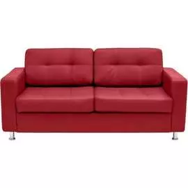Трехместный диван Мягкий Офис красный ОК301КР