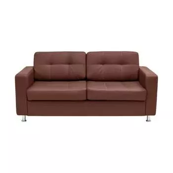 Трехместный диван Мягкий Офис коричневый ОК301КОР