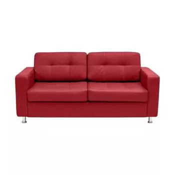 Трехместный кушетка Мягкий Офис с механизмом красный ОК301КР_MH