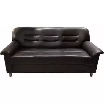 Трехместный кушетка Мягкий Офис с механизмом коричневый МО303ШК_MH