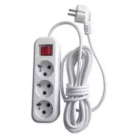 Трехместный удлинитель STEKKER HM03-31-10 39522