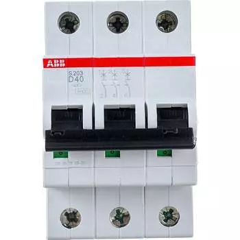 Трехполюсной автоматический выключатель ABB S203 2CDS253001R0401