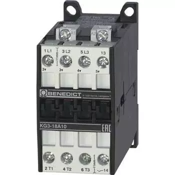 Трехполюсный контактор Benedict KG3-18A10 24 PN38913