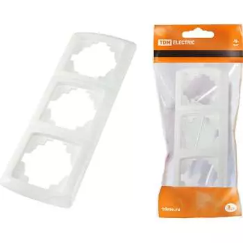 Трехпостовая горизонтальная рамка TDM ELECTRIC Онега SQ1805-0025