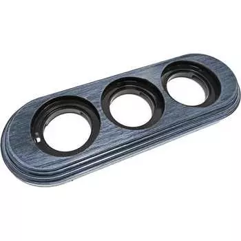 Трехпостовая рамка Bironi BF1-630-11/PL