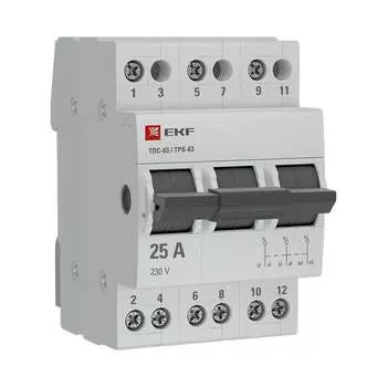 Трехпозиционный переключатель EKF ТПС-63 PROxima TPS325