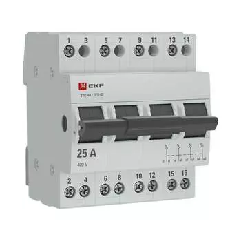 Трехпозиционный переключатель EKF ТПС-63 PROxima TPS425
