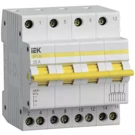Трехпозиционный выключатель-разъединитель IEK ВРТ-63 MPR10-4-025
