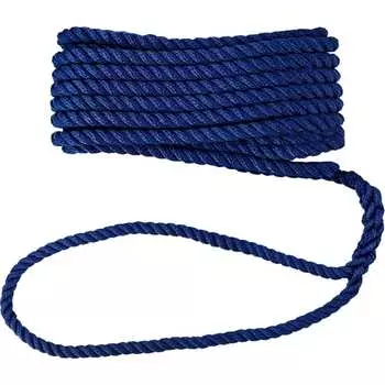 Трехпрядный швартовый трос Skipper SK-TDN3ST10762BL