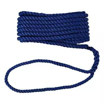 Трехпрядный швартовый трос Skipper SK-TDN3ST121067BL
