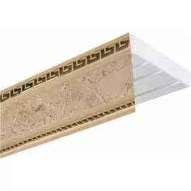 Трехрядный карниз Эскар ЭКОНОМ Антик 539430240