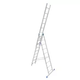 Трехсекционная алюминиевая лестница LadderBel LS309