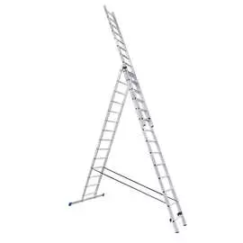 Трехсекционная алюминиевая лестница LadderBel LS314