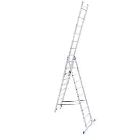Трехсекционная алюминиевая лестница LadderBel LS310