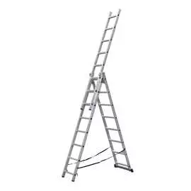 Трехсекционная алюминиевая лестница SMARTY SN011-308