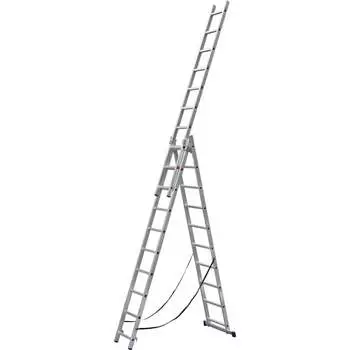 Трехсекционная алюминиевая лестница SMARTY SN011-311