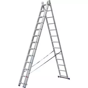 Трехсекционная алюминиевая лестница SMARTY SN011-313