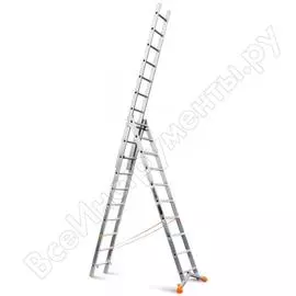 Трехсекционная лестница Эйфель ТЛ 3х10 Ювелир