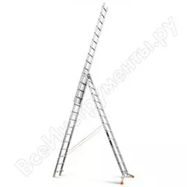 Трехсекционная лестница Эйфель ТЛ 3х14 Ювелир
