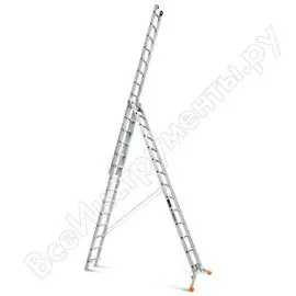 Трехсекционная лестница Эйфель ТЛ 3х14 Ювелир Плюс