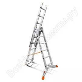 Трехсекционная лестница Эйфель Ювелир 3х6